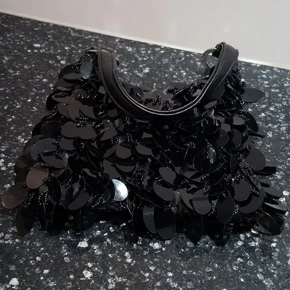 Mini Sequins and Beads Bag - Picture 2 of 4